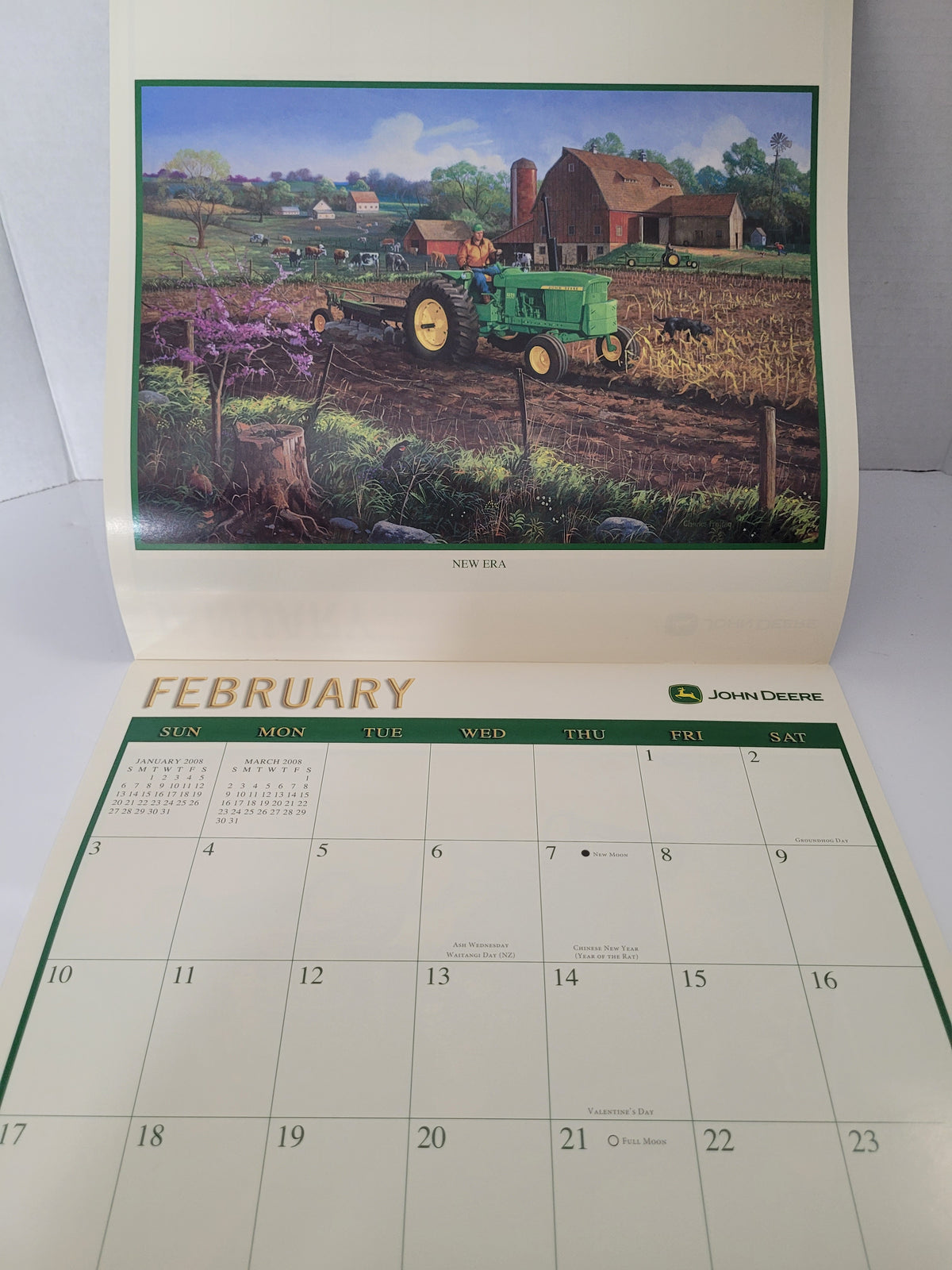 2008 John Deere 16-Month Calendar Featuring Charles Freitag Artwork