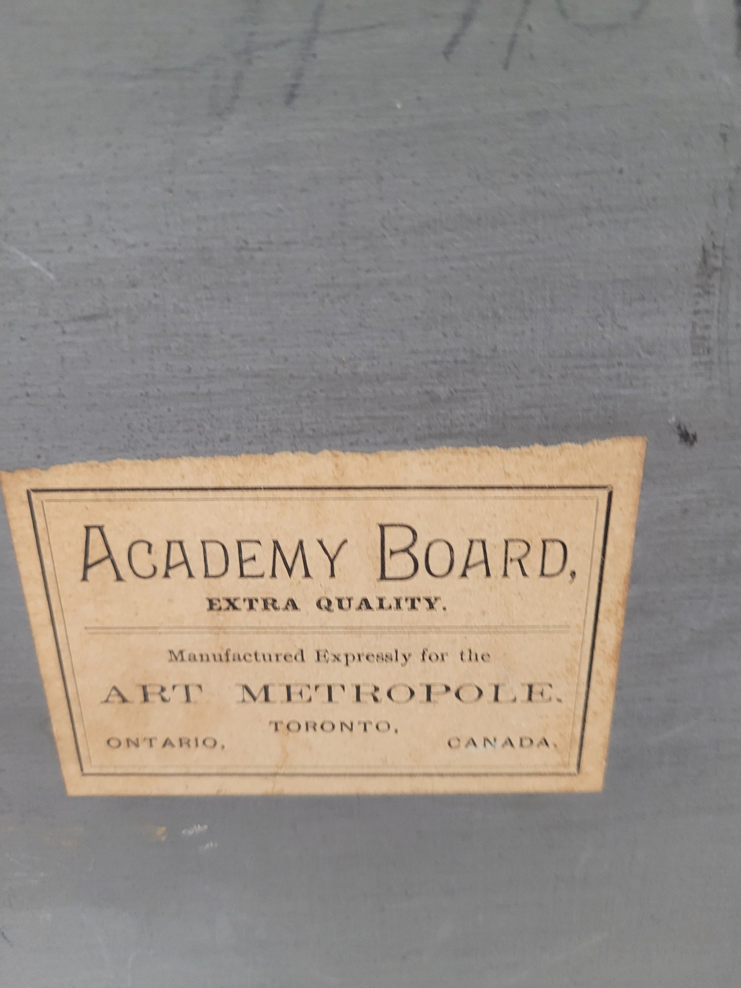Antique 1910 Hettie Anderson Original Landscape Painting on Academy Board – Art Metropole Toronto