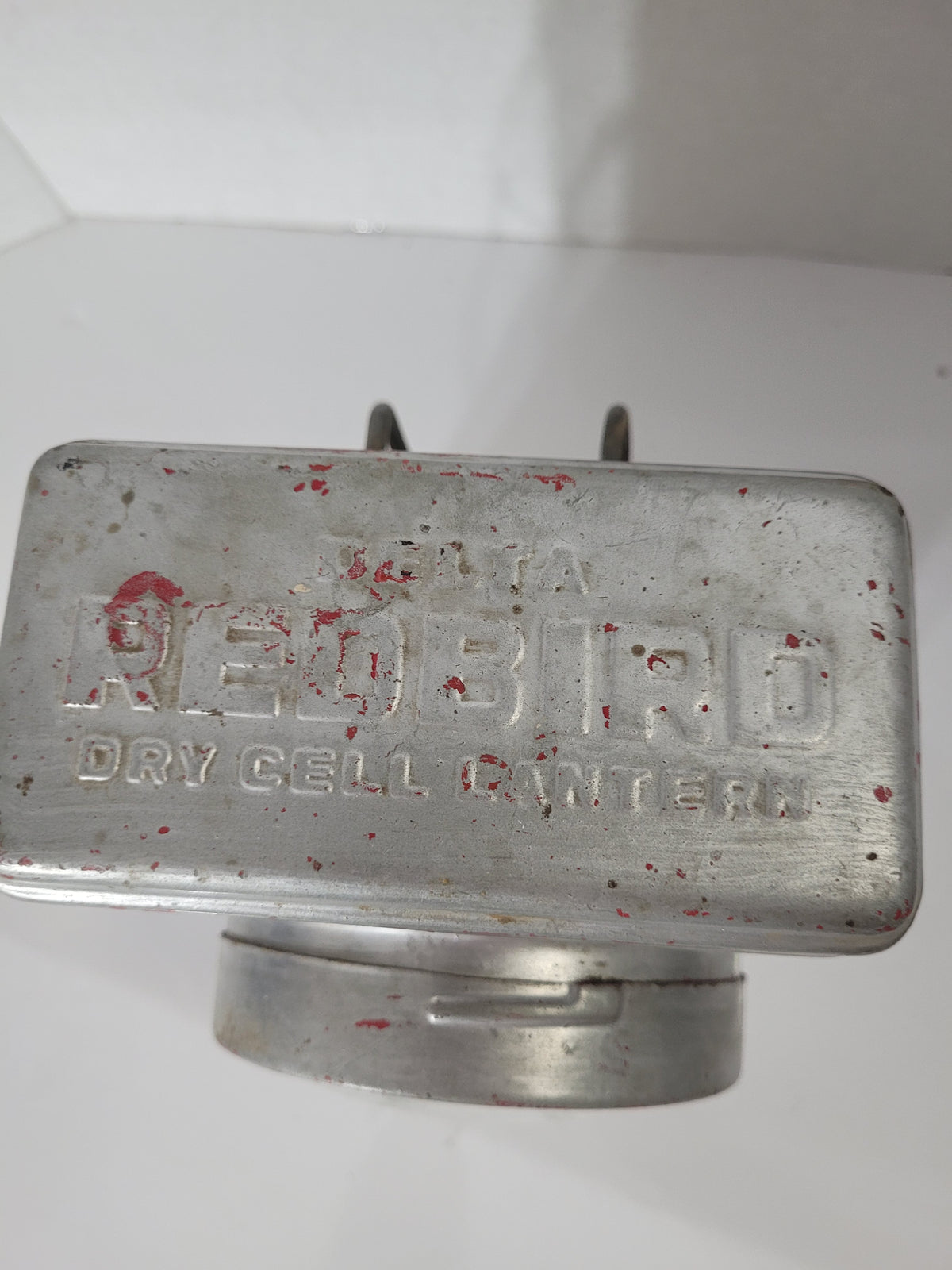 Vintage Delta Red Bird Dry Cell Lantern – Dual Reflector – Marion, Indiana