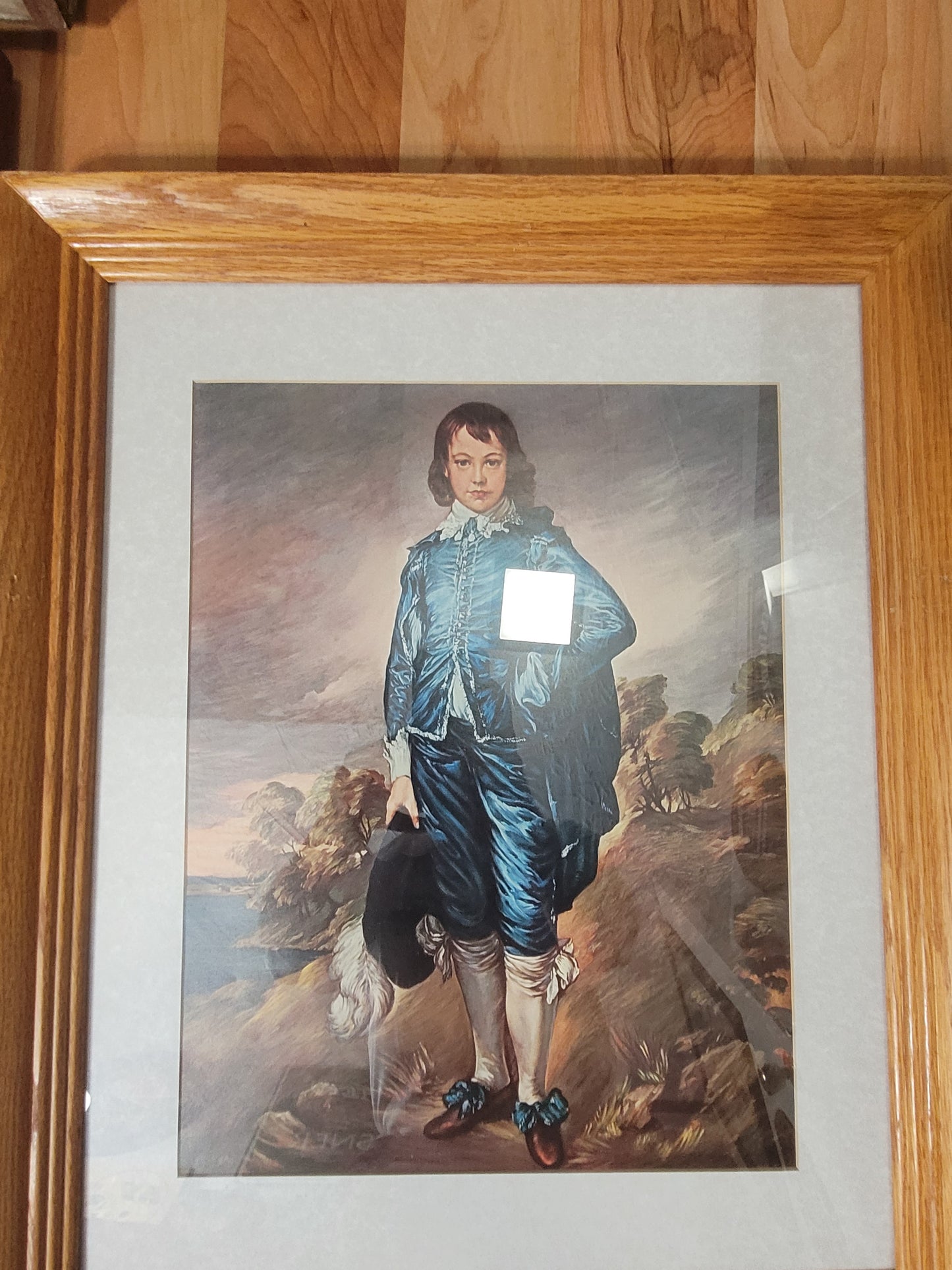 Vintage Framed Blue Boy Print – Thomas Gainsborough – 18.75" x 24"