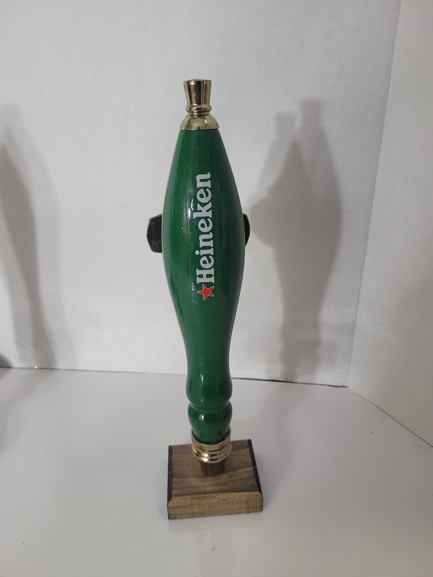 Vintage Heineken Beer Tap Handle – 11" Green Pub Draft Handle