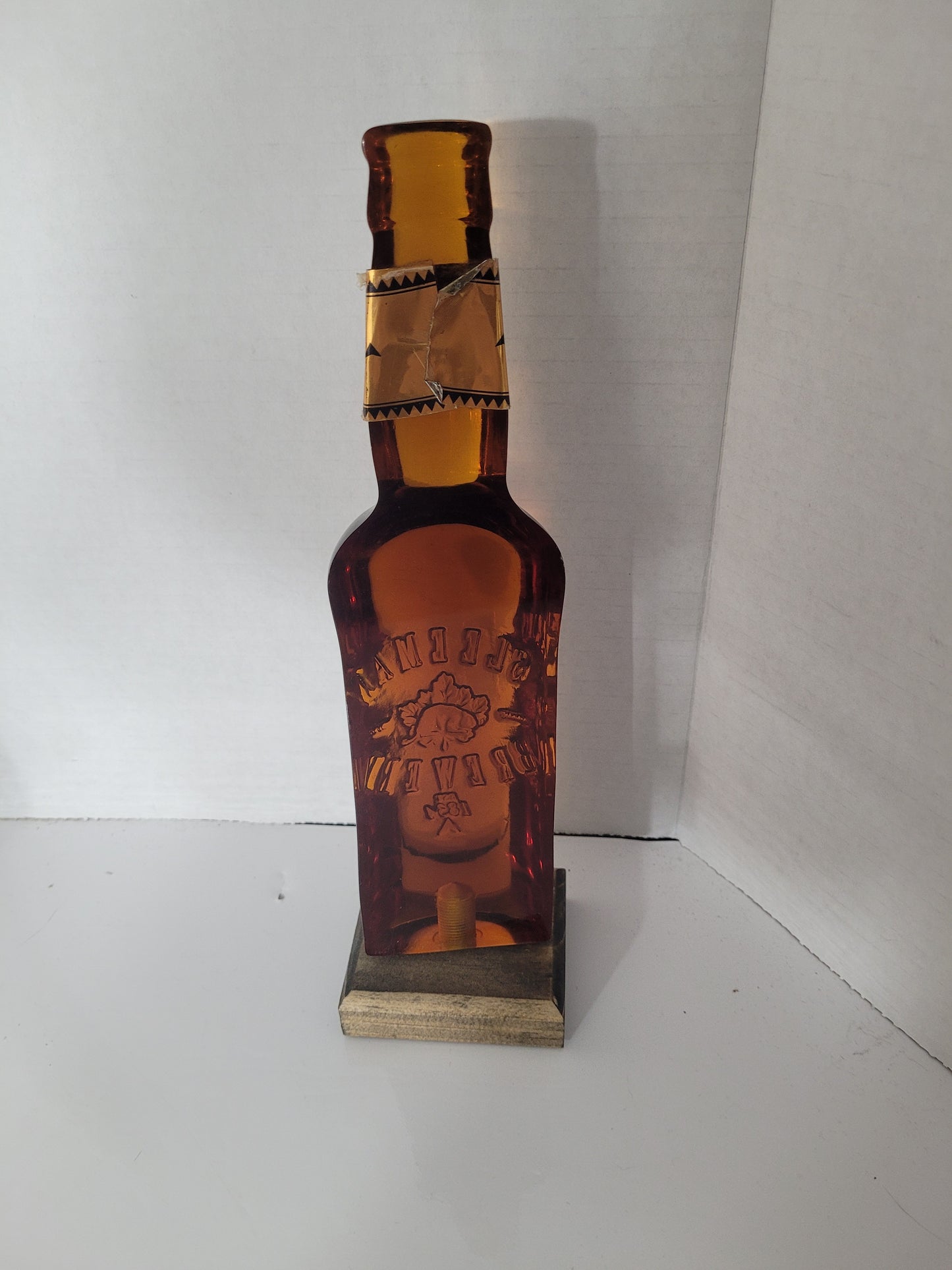 Vintage Sleeman Honey Brown Lager Bottle-Style Beer Tap Handle – 9.75"