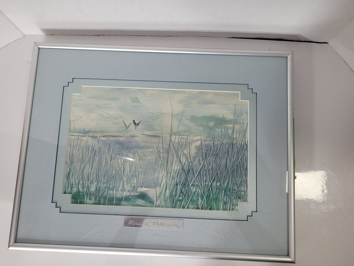 Patrick W. Paul “Winston Collection” Original Encaustic Beeswax Painting – 15.5" × 12"