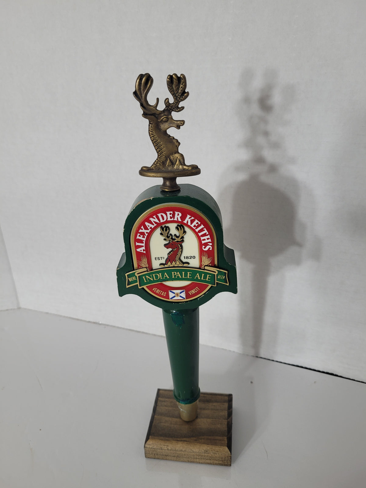 Alexander Keith’s India Pale Ale Moose Beer Tap Handle – 11" Canadian Breweriana Collectible