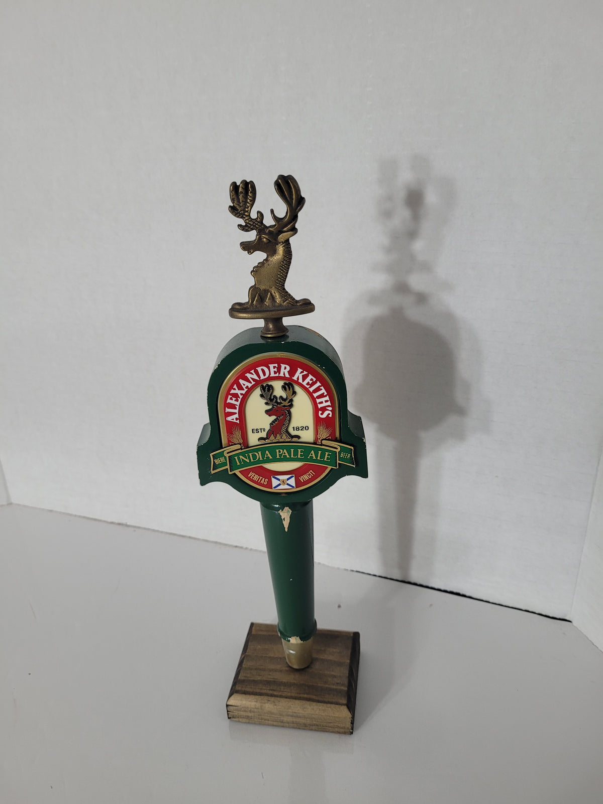 Alexander Keith’s India Pale Ale Moose Beer Tap Handle – 11" Canadian Breweriana Collectible