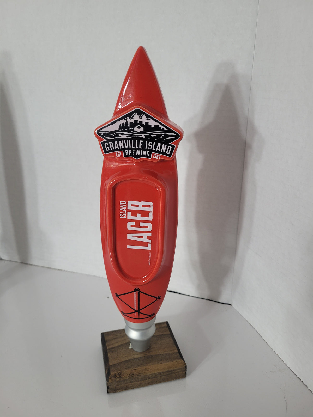 Granville Island Brewing Island Lager Beer Tap Handle – 10.5"