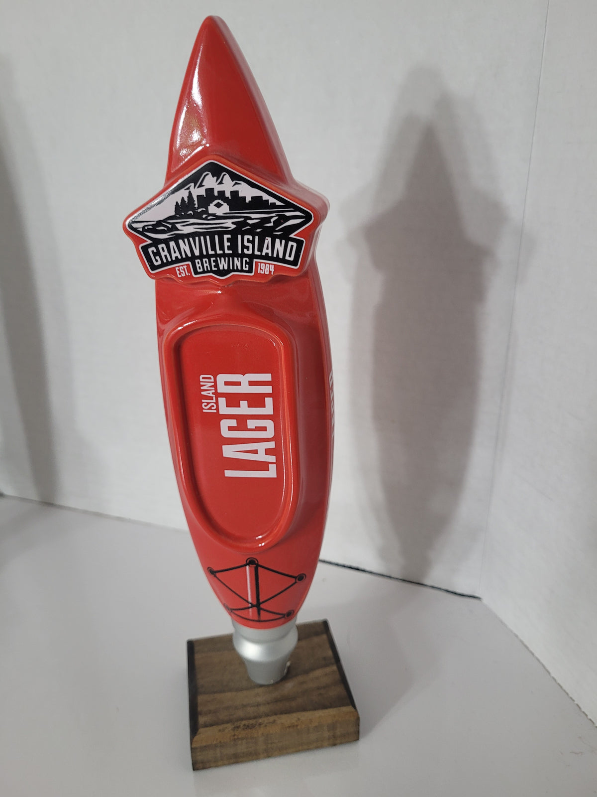 Granville Island Brewing Island Lager Beer Tap Handle – 10.5"