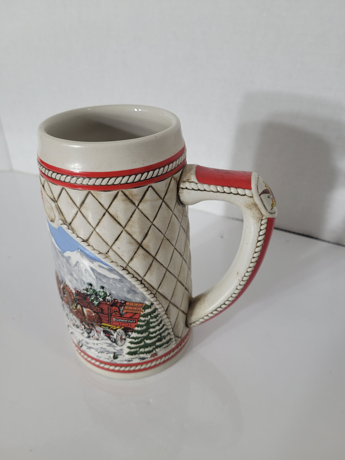 Budweiser Clydesdales Limited Edition Ceramic Stein – “A” Series – 6.25" x 3.5"