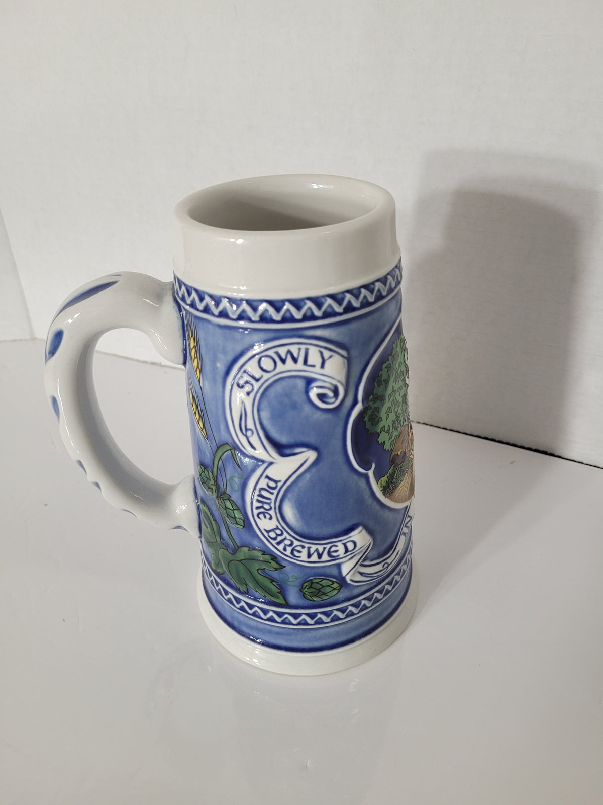 Vintage 1982 Heileman’s Old Style Beer Stein – Ceramarte Brazil – No. 46595