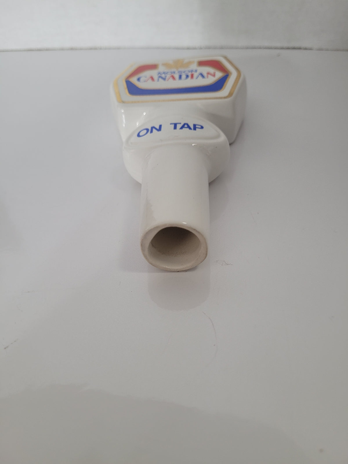 Vintage Molson Canadian “On Tap” Ceramic Beer Tap Handle – 6"