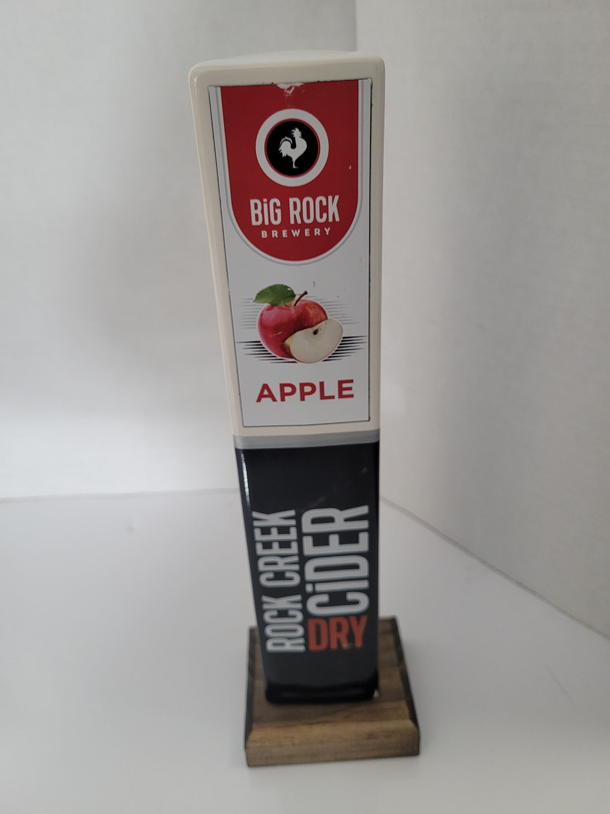 Big Rock Brewery Rock Creek Dry Cider Apple 3-Sided Tap Handle – 10"