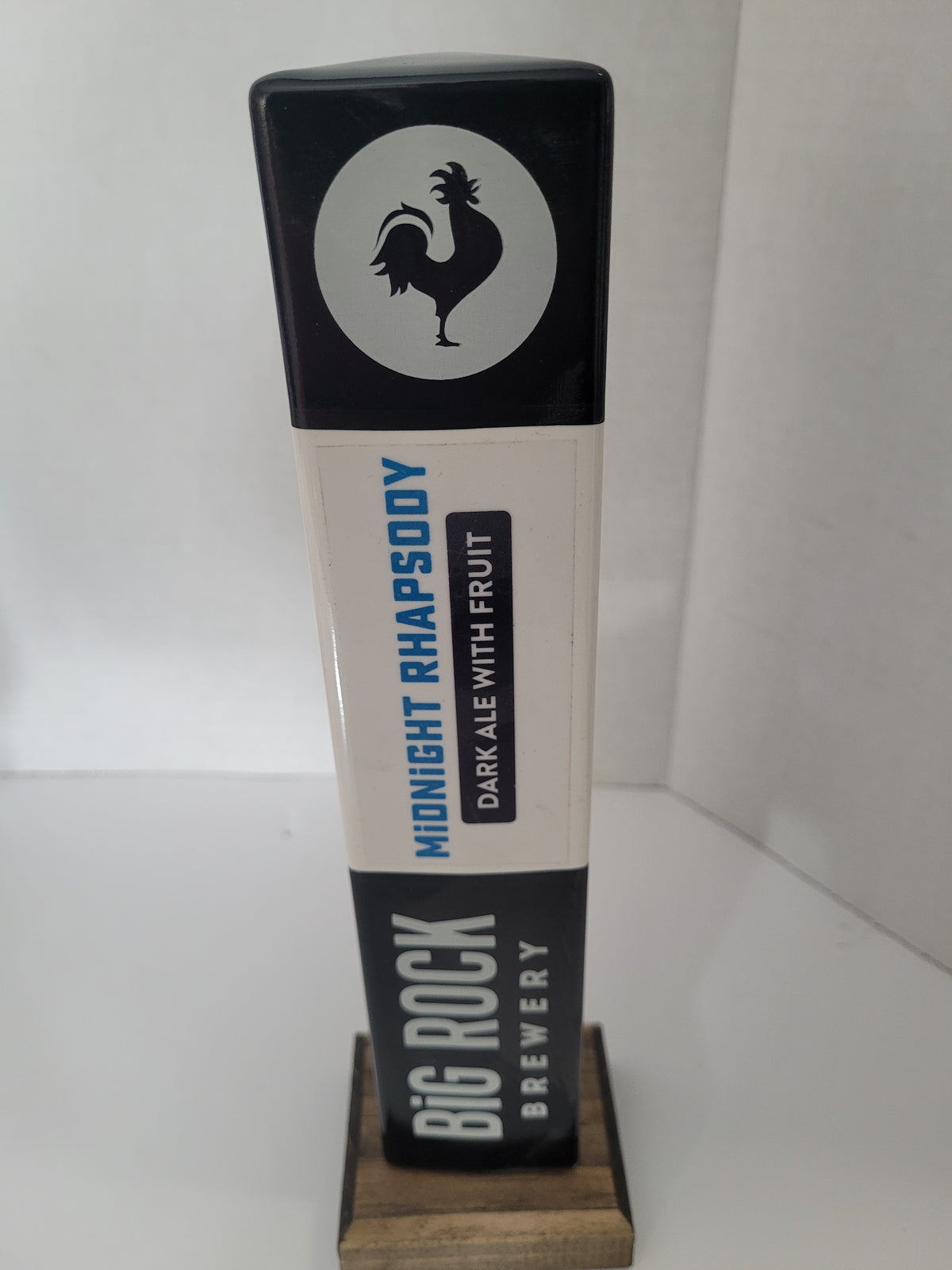 Big Rock Brewery Midnight Rhapsody Dark Ale With Fruit 3-Sided Tap Handle – 10"