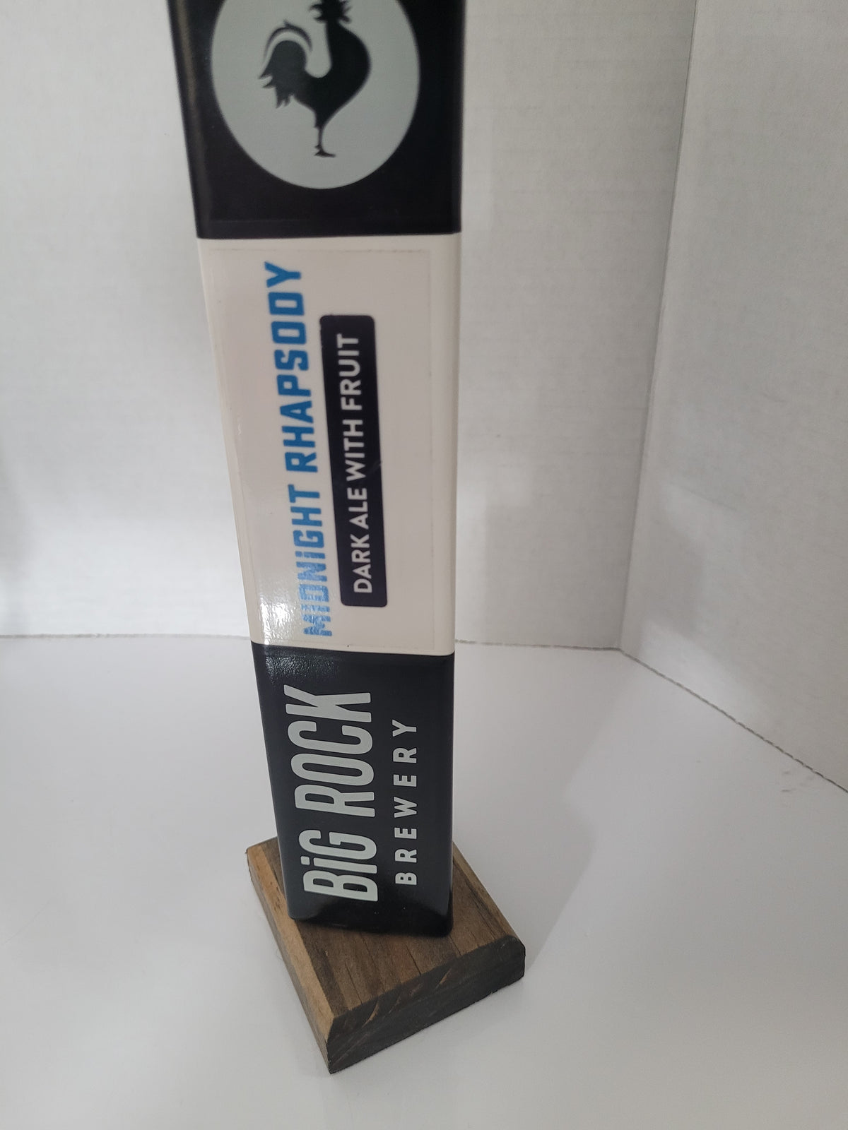 Big Rock Brewery Midnight Rhapsody Dark Ale With Fruit 3-Sided Tap Handle – 10"
