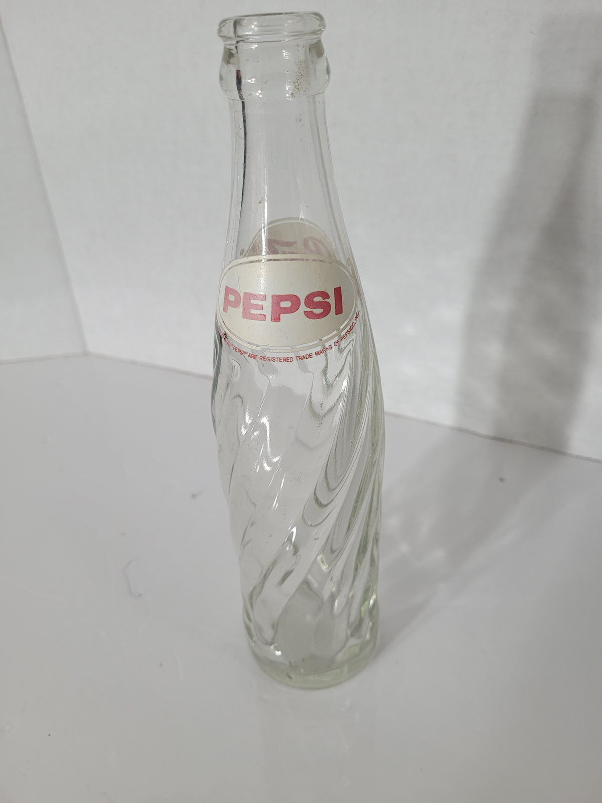Vintage 1970 Pepsi-Cola Swirl Glass Bottle – Canadian ACL – 9"