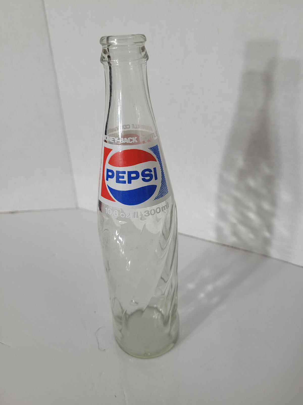 Vintage Pepsi-Cola 300 mL Swirl Glass Bottle – Money-Back Bottle – Canadian