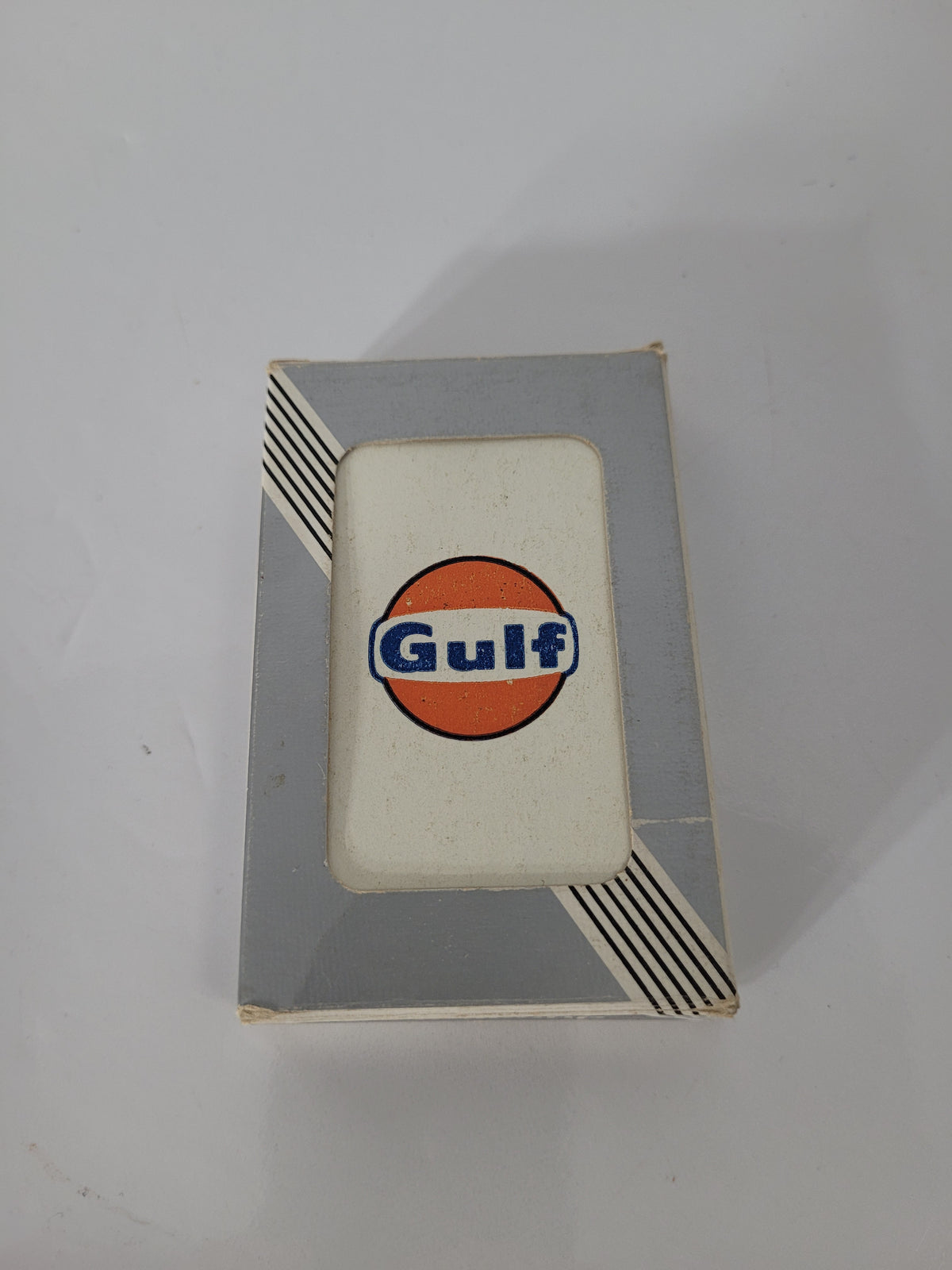 Vintage Gulf Oil Advertising Playing Cards – 54-Card Deck with Original Dynamic Line Box