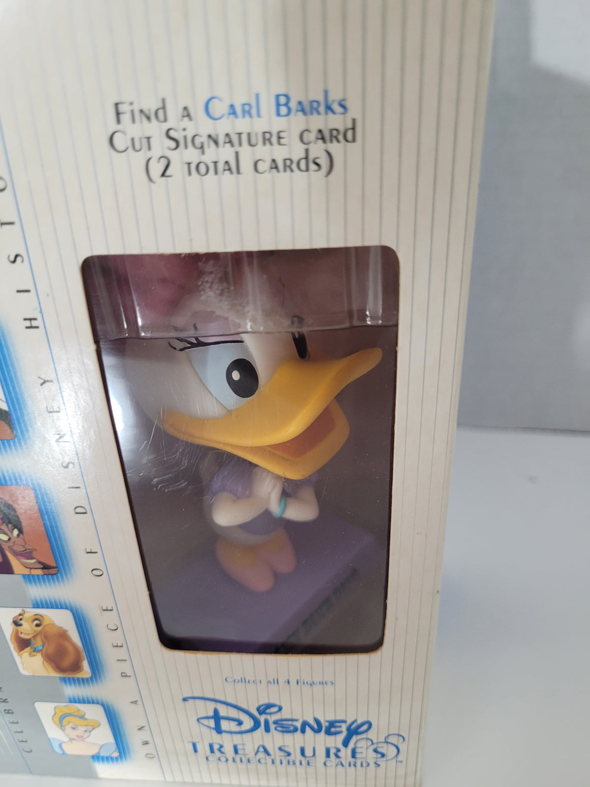 Disney Treasures Collectible Cards Donald Duck Collector Box Set – Upper Deck – With Figure & Packs