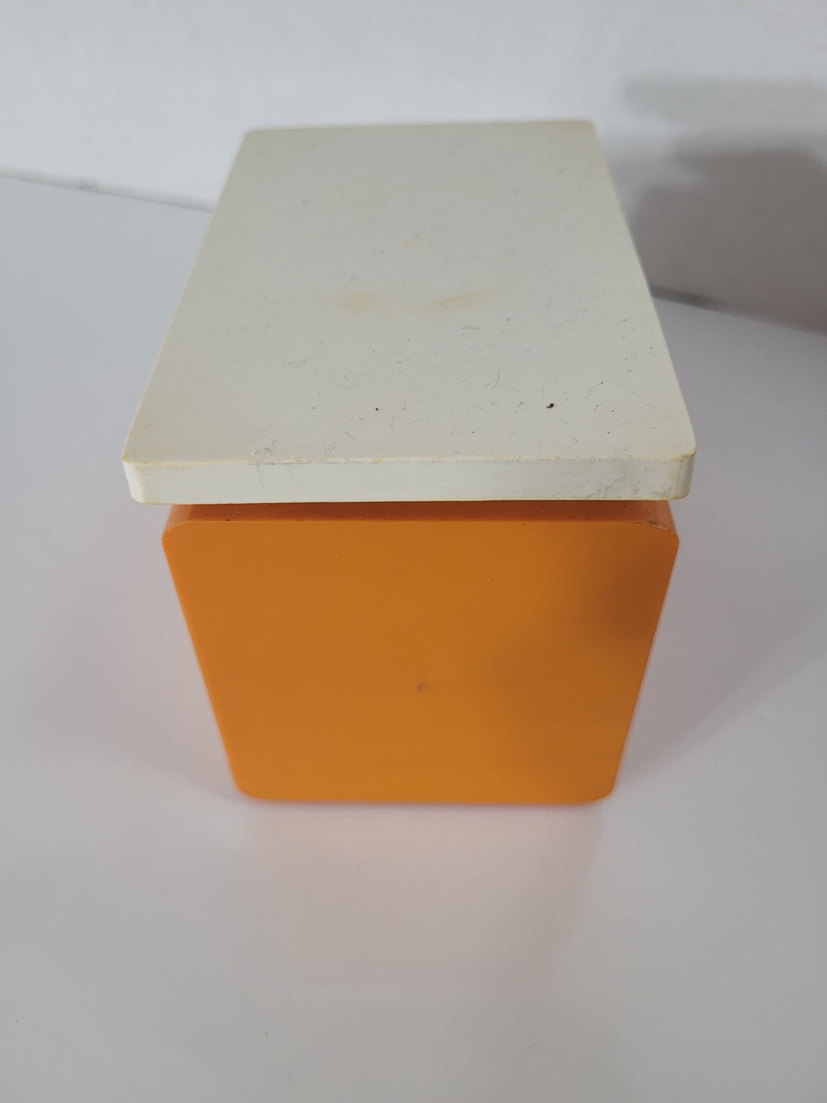 Vintage Dr. Oetker West Germany Kitchen Scale – Orange & Cream Retro Baking Scale