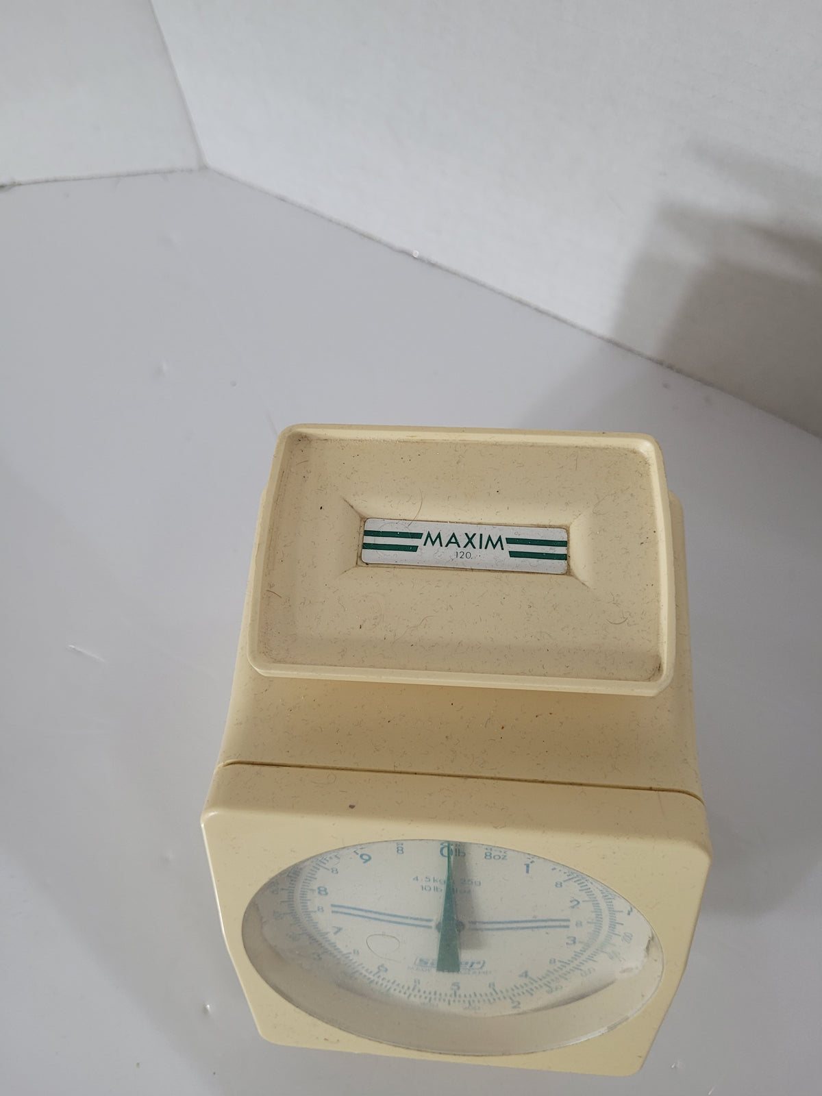 Vintage Salter Maxim No. 120 Mechanical Kitchen Scale – 10 lb / 4.5 kg – Made in England
