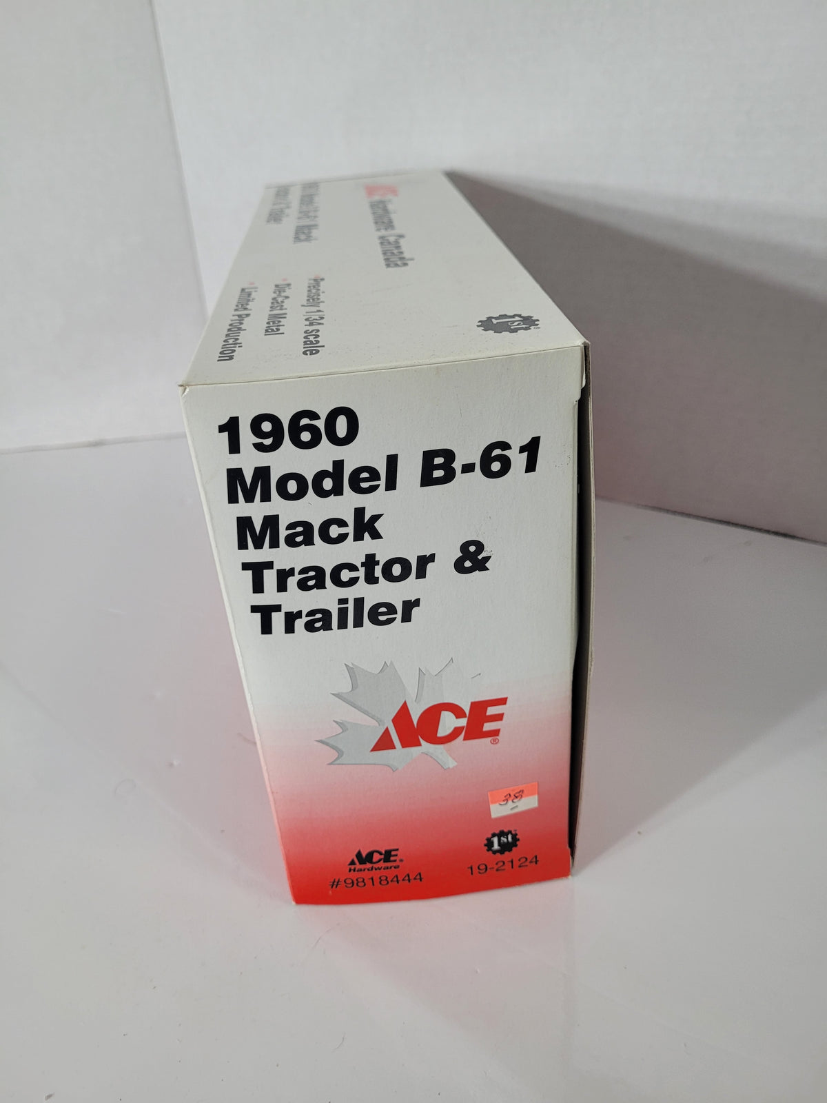 First Gear ACE Hardware Canada 1960 Mack B-61 Tractor & Trailer – 1:34 Scale – Boxed