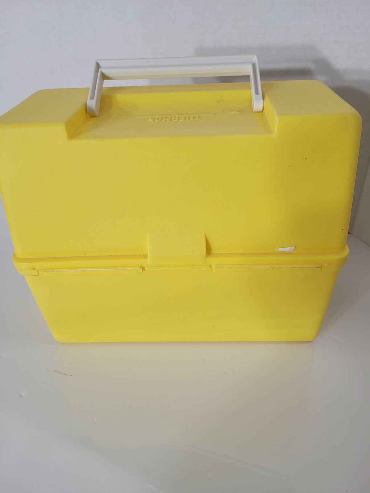 Vintage Disney Mickey Mouse Thermos Lunch Box – Yellow with Minnie & Donald