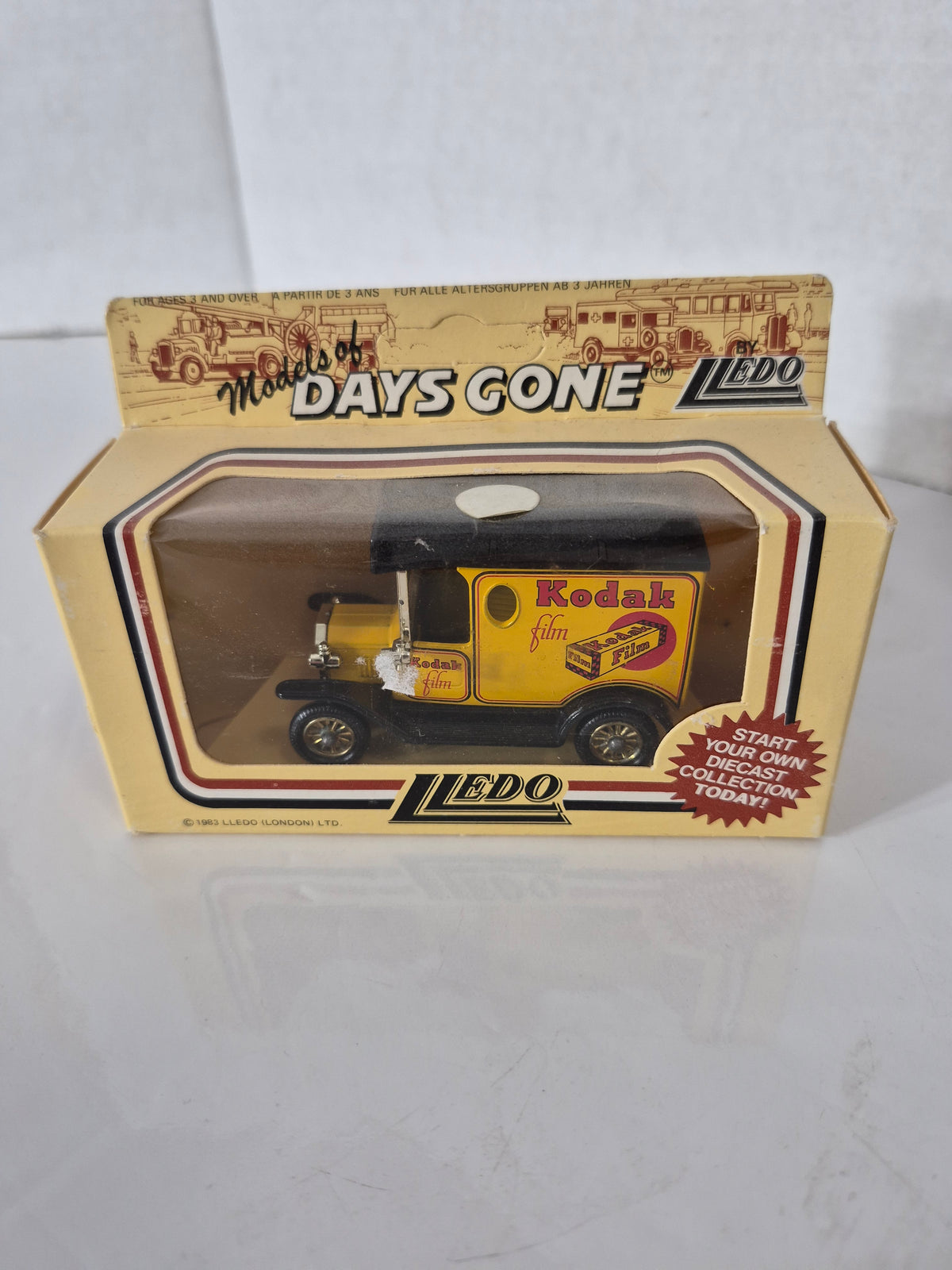 Vintage Lledo Days Gone Kodak Film Ford Model T Van – Boxed