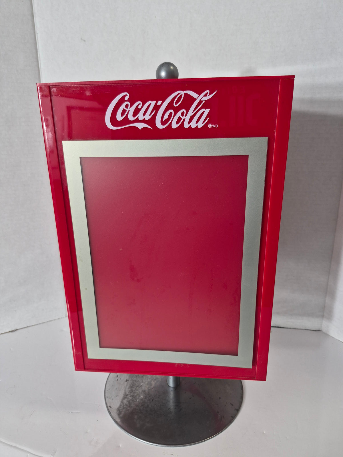 Coca-Cola 3-Sided Countertop Advertising Display – Minute Maid & Nestea – 16" Tall