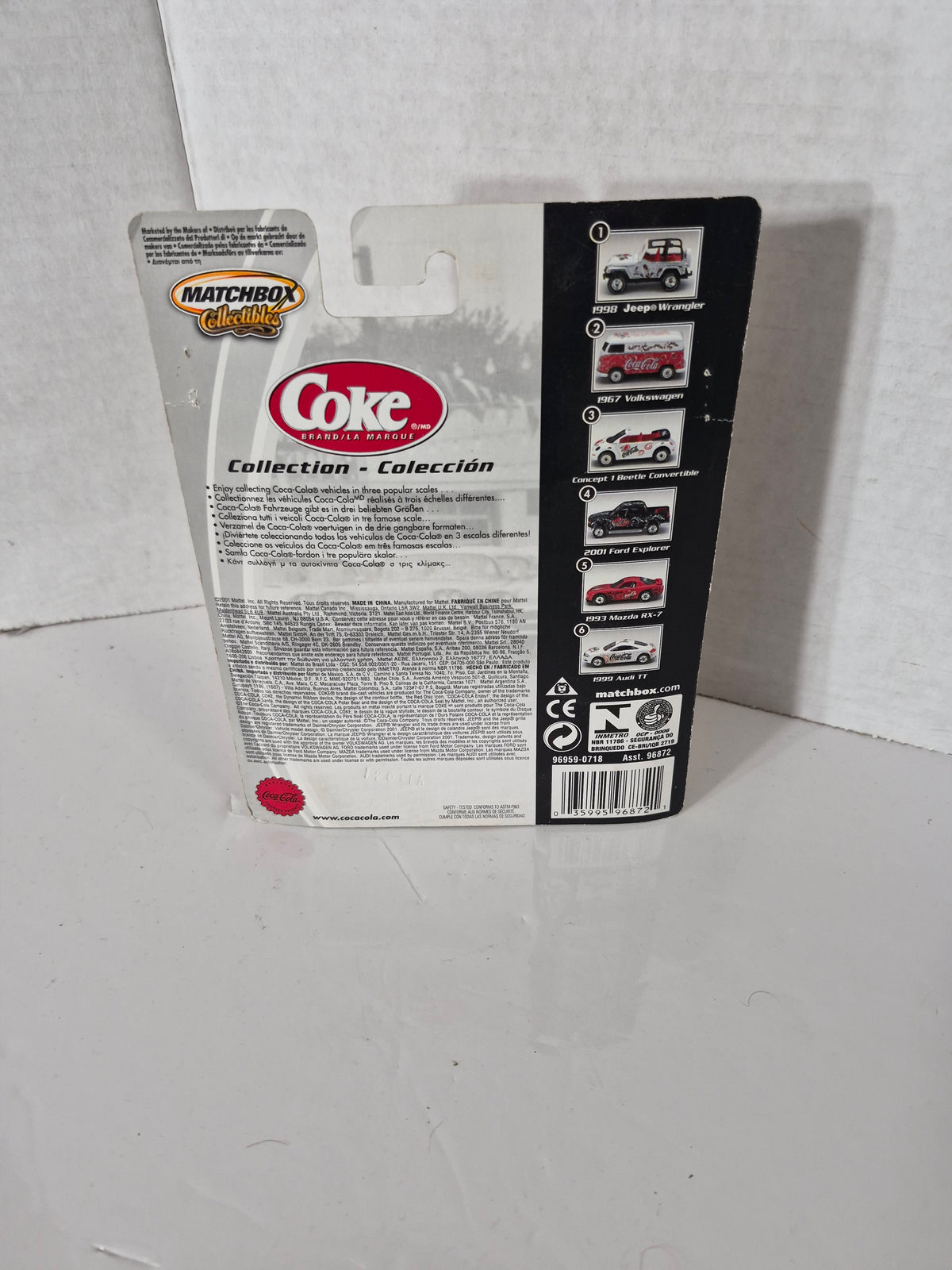 Matchbox Collectibles Coca-Cola Collection 1993 Mazda RX-7 – Sealed Package