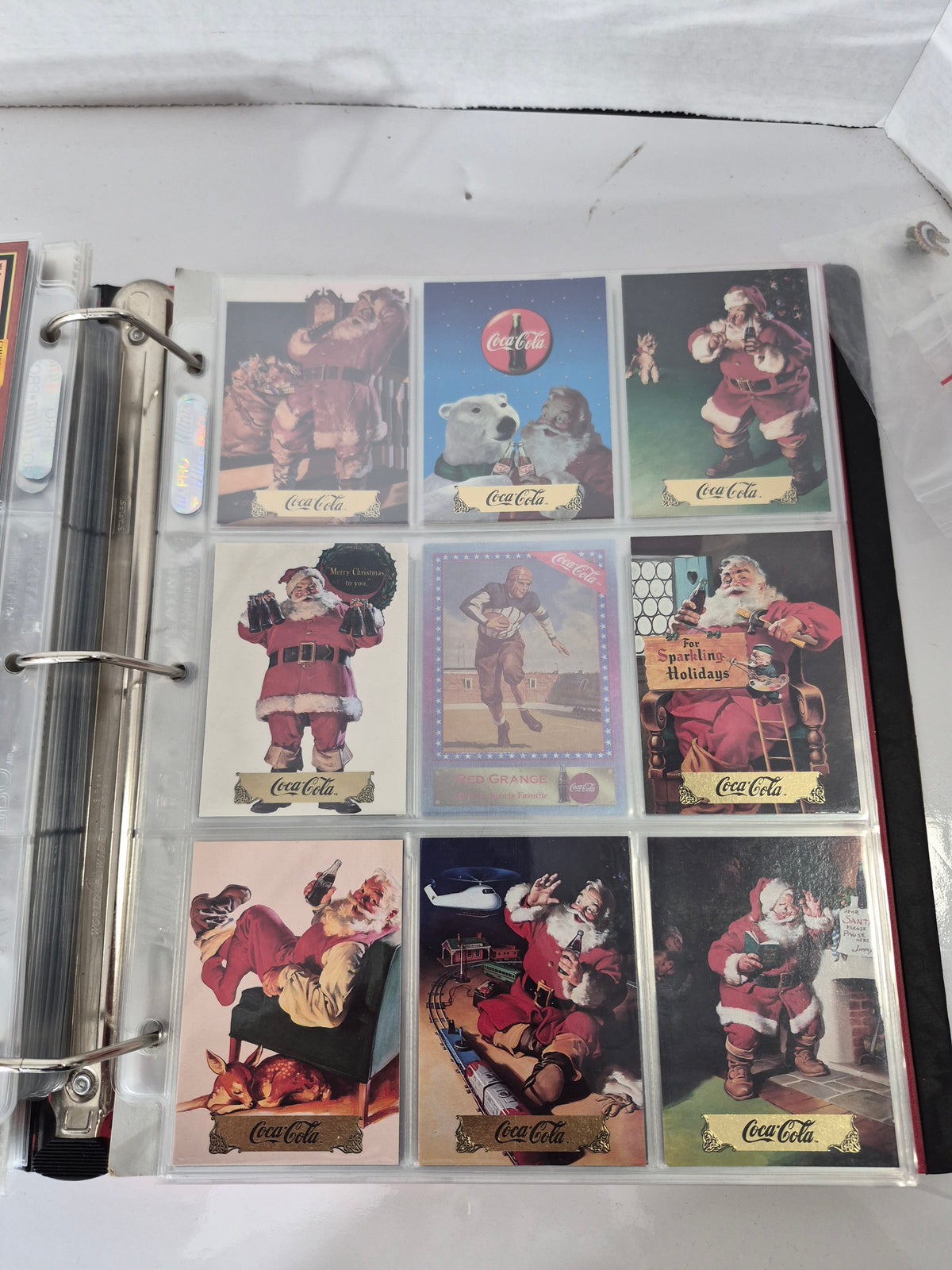 Large Coca-Cola Trading Card & Collectibles Binder Collection – 1990s, Hundreds of Cards