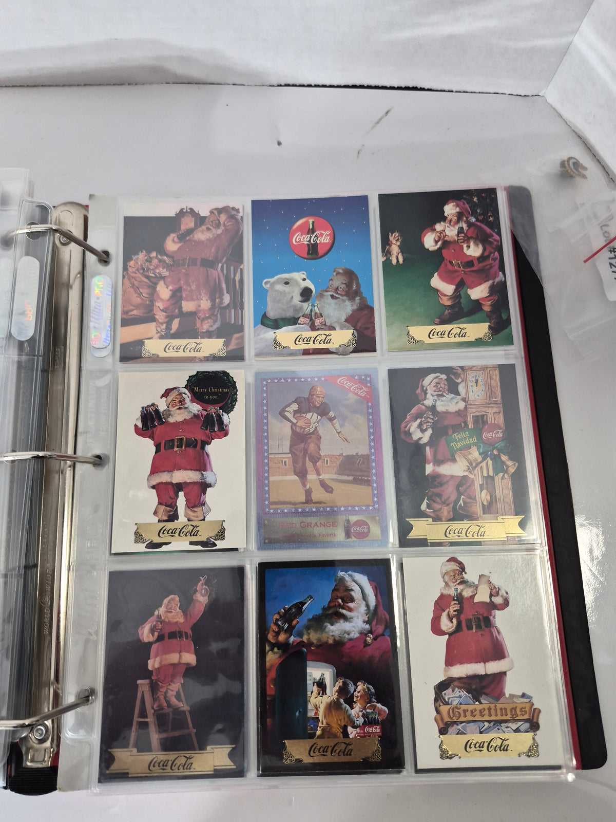 Large Coca-Cola Trading Card & Collectibles Binder Collection – 1990s, Hundreds of Cards