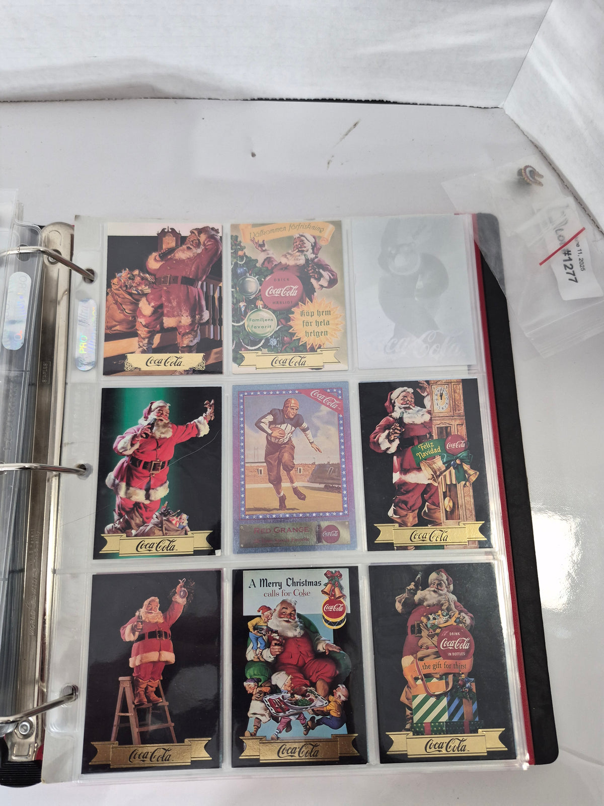 Large Coca-Cola Trading Card & Collectibles Binder Collection – 1990s, Hundreds of Cards