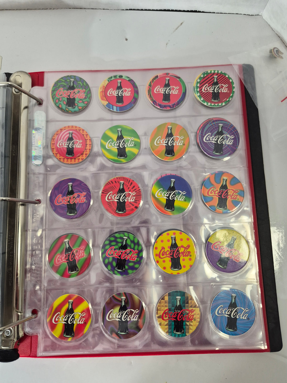 Large Coca-Cola Trading Card & Collectibles Binder Collection – 1990s, Hundreds of Cards
