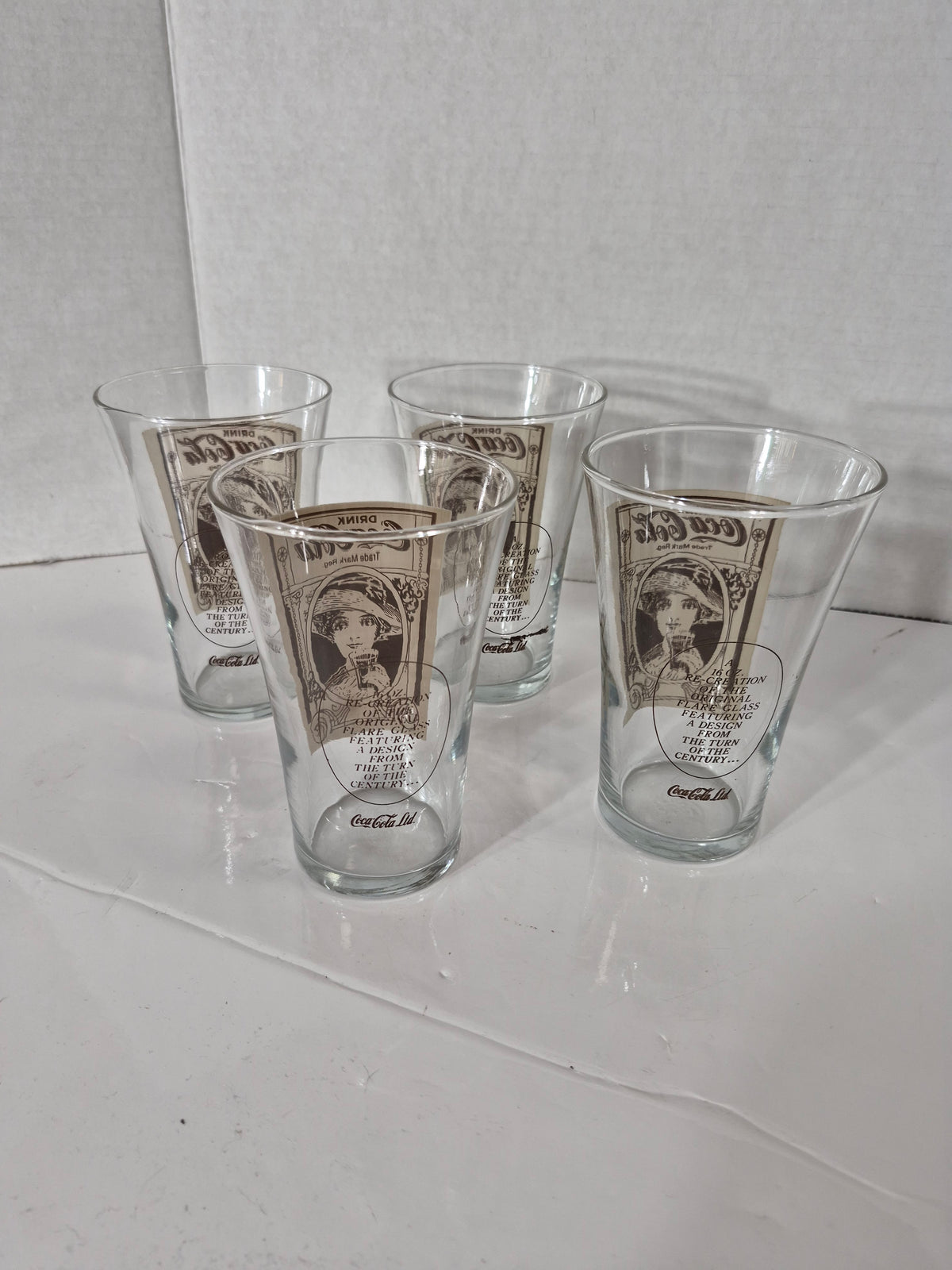 Coca-Cola 1906 Re-Creation Flare Glasses – Set of 4