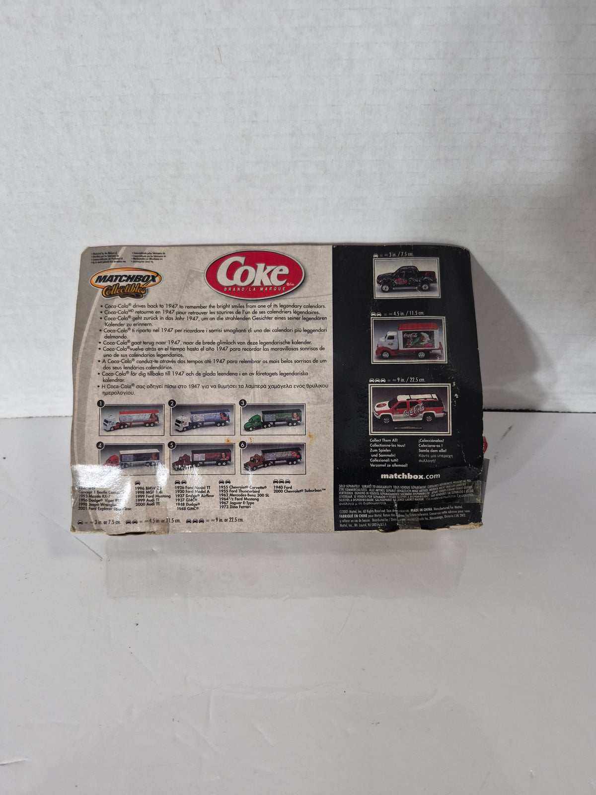 Matchbox Collectibles Coca-Cola Calendar Girls Semi Truck – Box Had a Run-In with a Pepsi Driver  Description