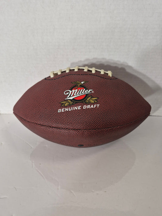 Vintage Miller Genuine Draft Promotional Football – Breweriana Advertising