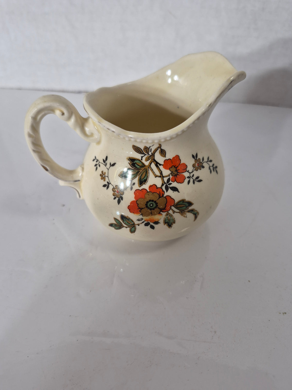 Vintage Wedgwood Trentham Creamer – Floral English Pottery