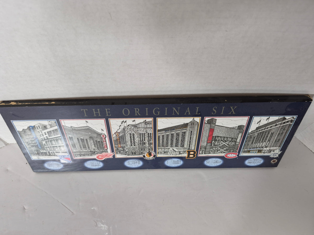 The Original Six NHL Arenas Wooden Wall Plaque – David Crighton Artwork