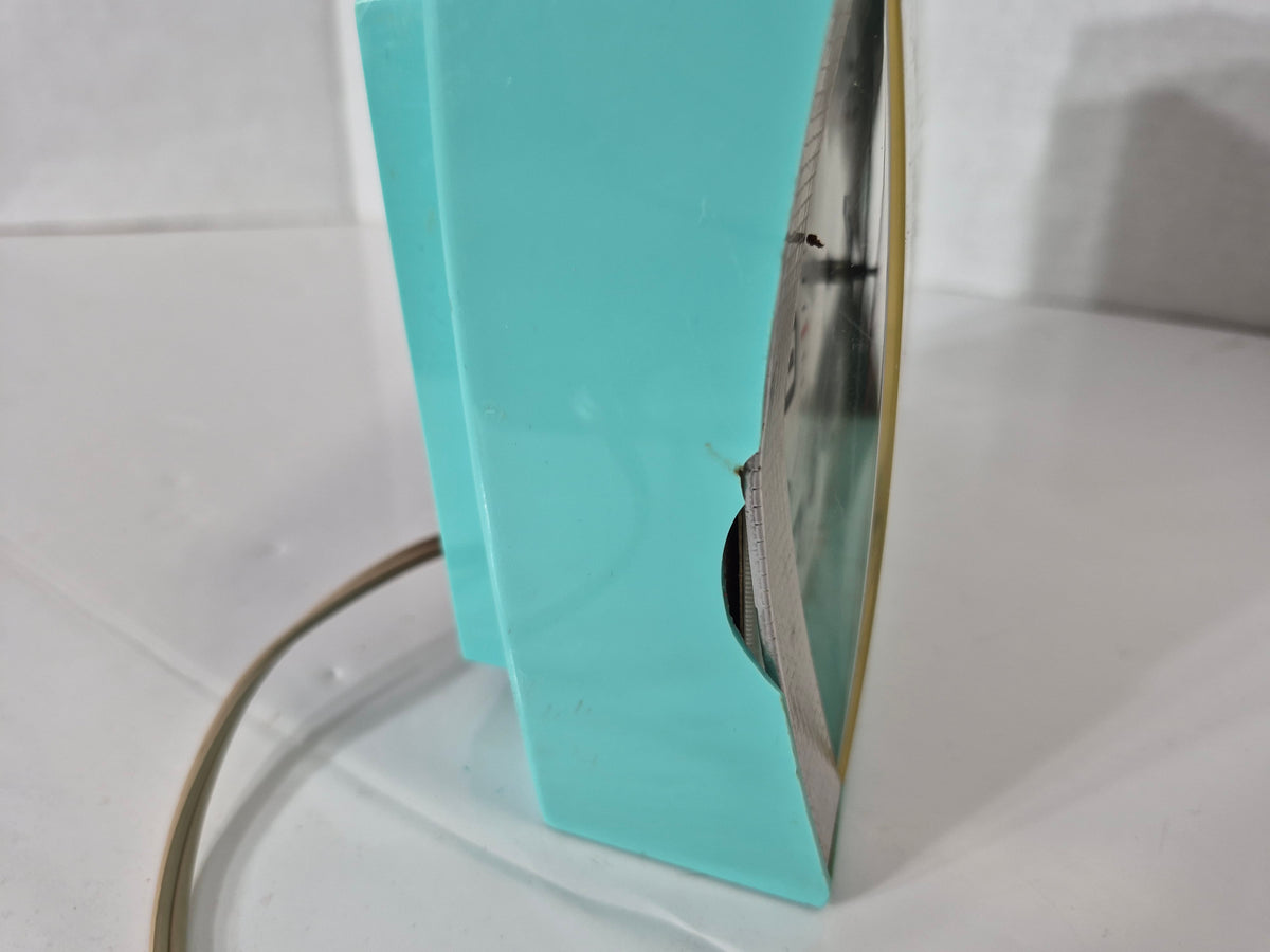 Vintage Canadian General Electric Turquoise Electric Clock – Working – Mid-Century Modern