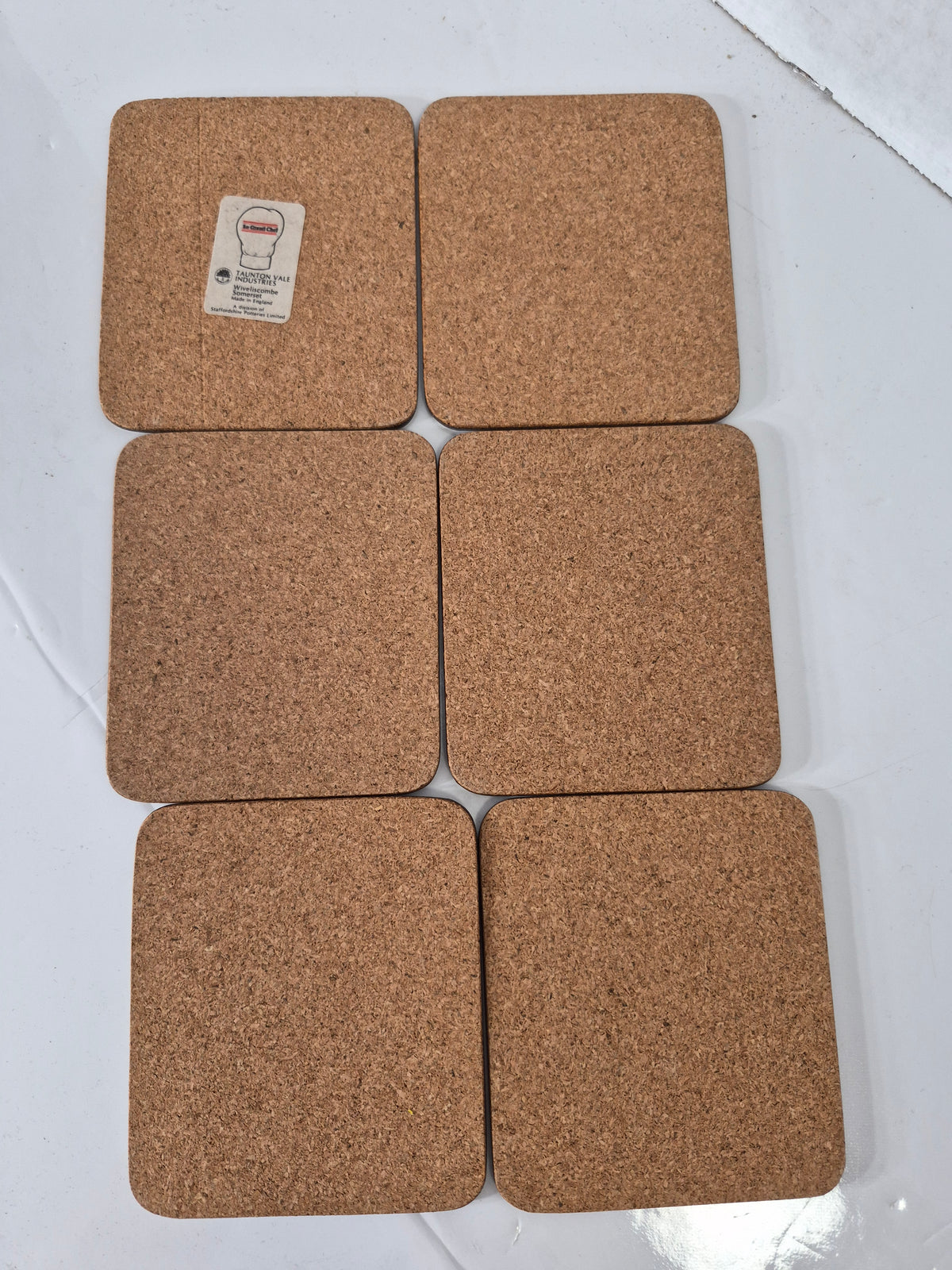 Vintage Taunton Vale “Le Grand Chef” Coasters – Set of 6 – Made in England
