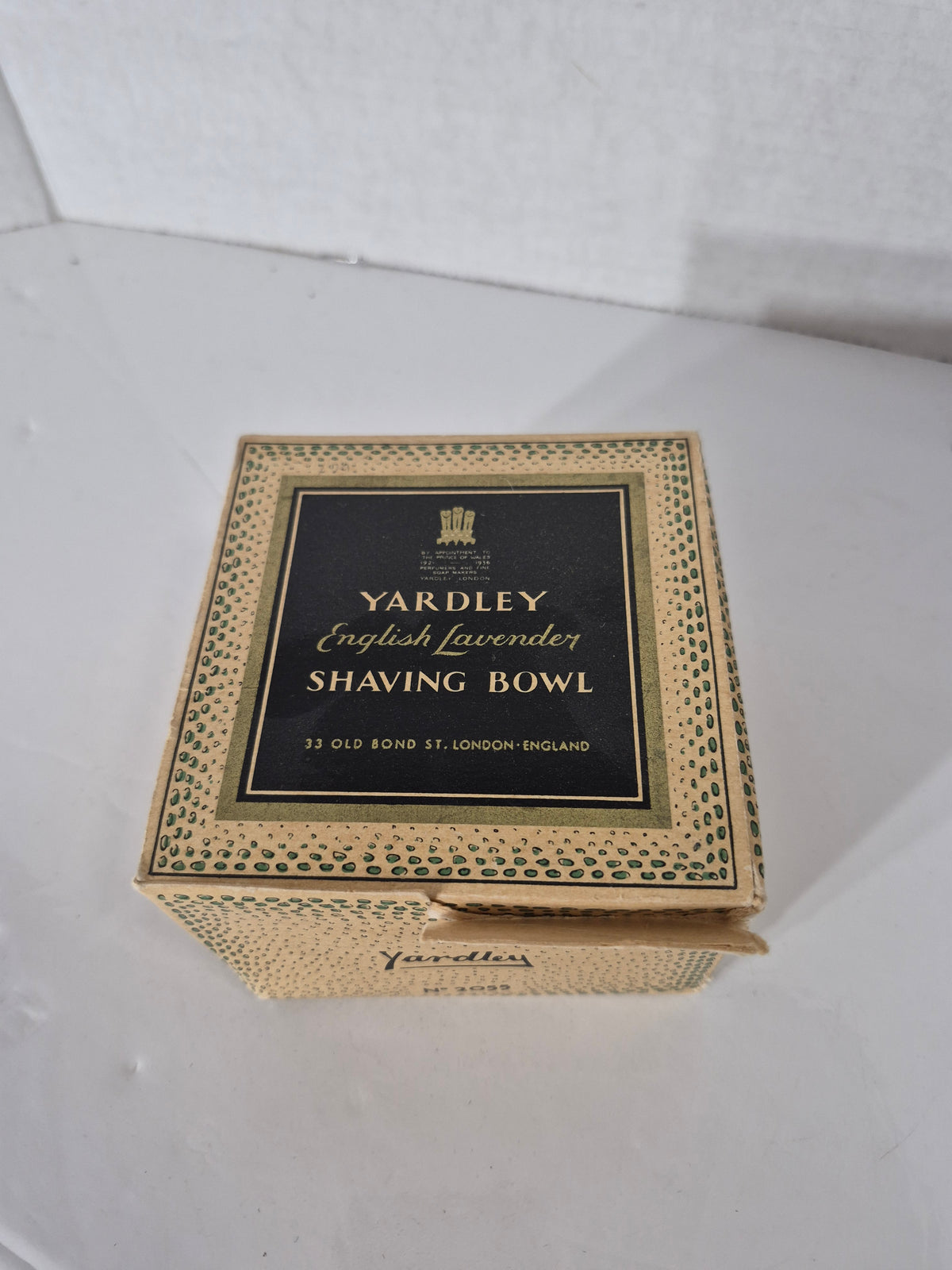 Vintage Yardley English Lavender Shaving Bowl No. 2055 – Unused in Original Box
