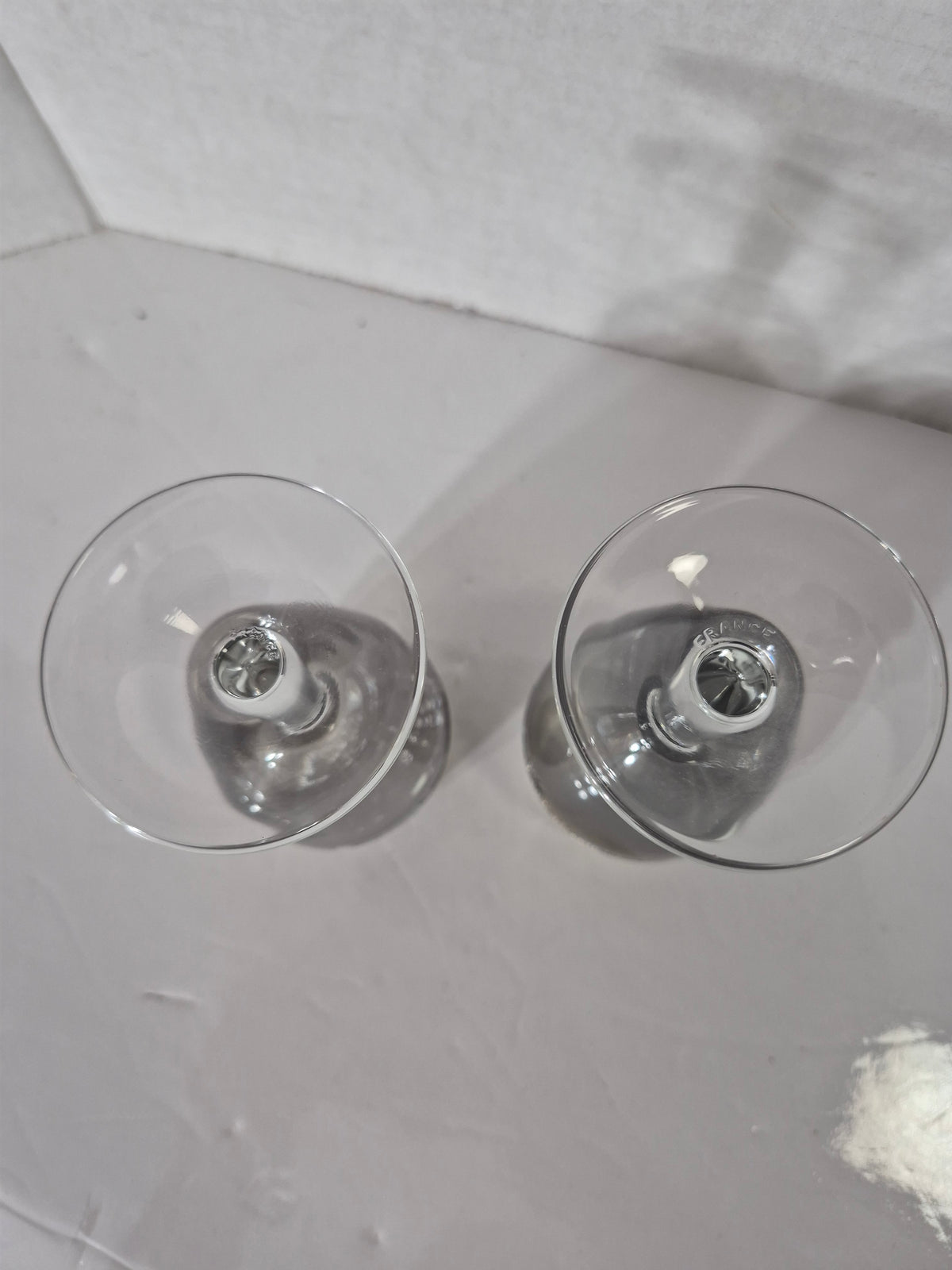Vintage French Silver Overlay Floral Wine Glasses – Pair