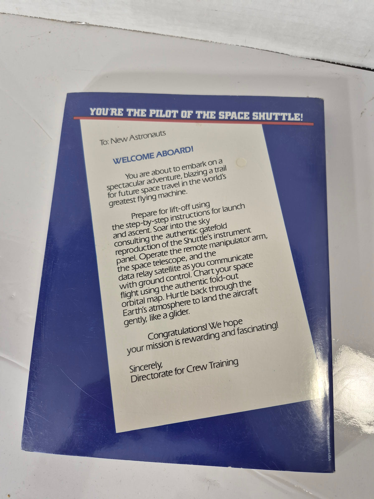 Vintage 1982 The Space Shuttle Operator’s Manual – First Edition Paperback – Still Sealed