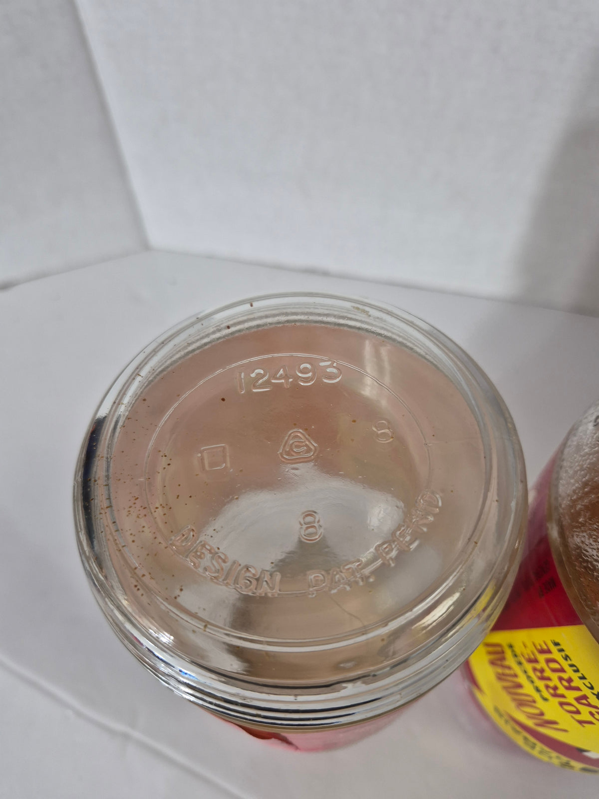 Vintage Maxwell House Instant Coffee Glass Jars – Set of 2 – Red Star Metal Lids – Canadian Bilingual Labels