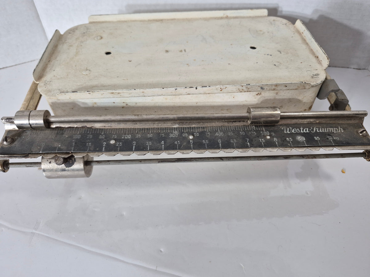 Vintage Westa-Triumph Mechanical Balance Scale – 10 kg – West Germany – c.1960s