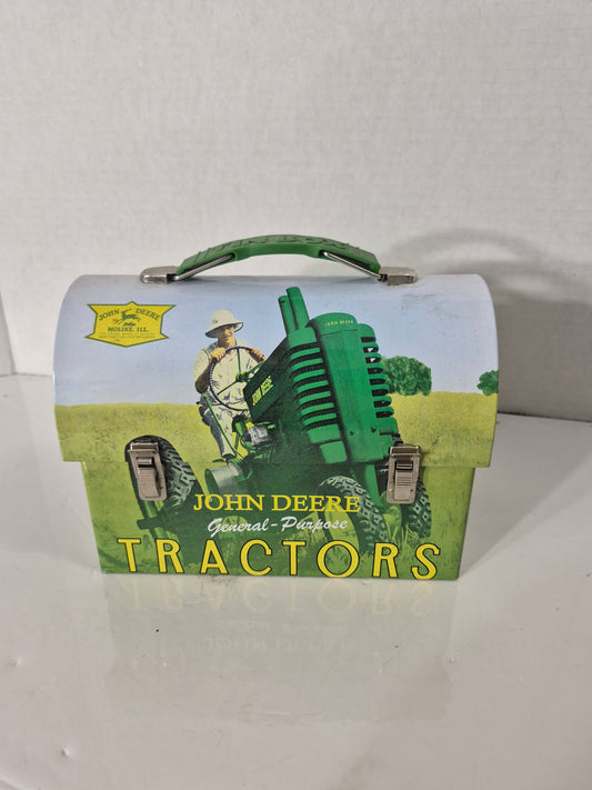 John Deere “General-Purpose Tractors” Vintage-Style Metal Lunch Box / Tin – 2012
