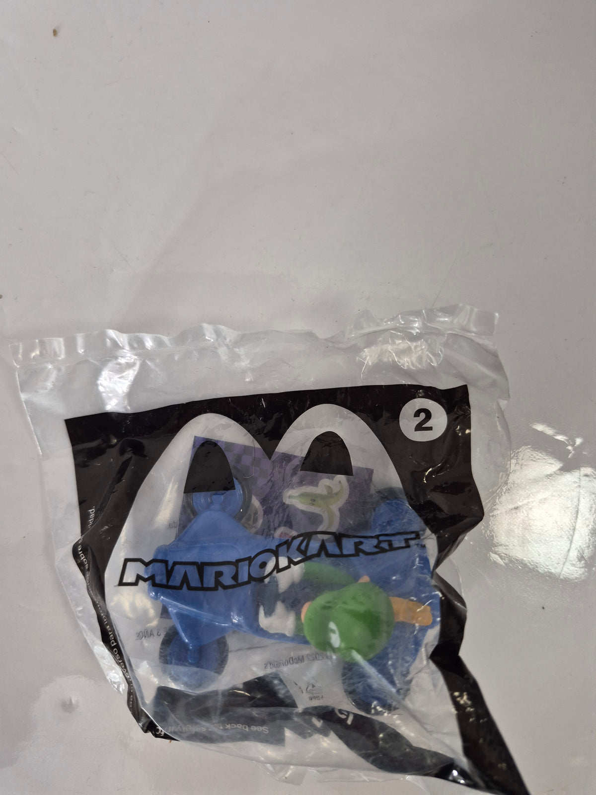 2022 McDonald’s Mario Kart Luigi Happy Meal Toy #2 – Factory Sealed