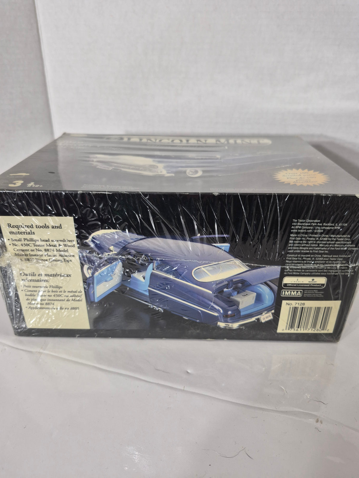 Testors Lincoln Mint Ultra Metal Series 1949 Mercury Coupe 1:24 Model Kit #7128 – Factory Sealed