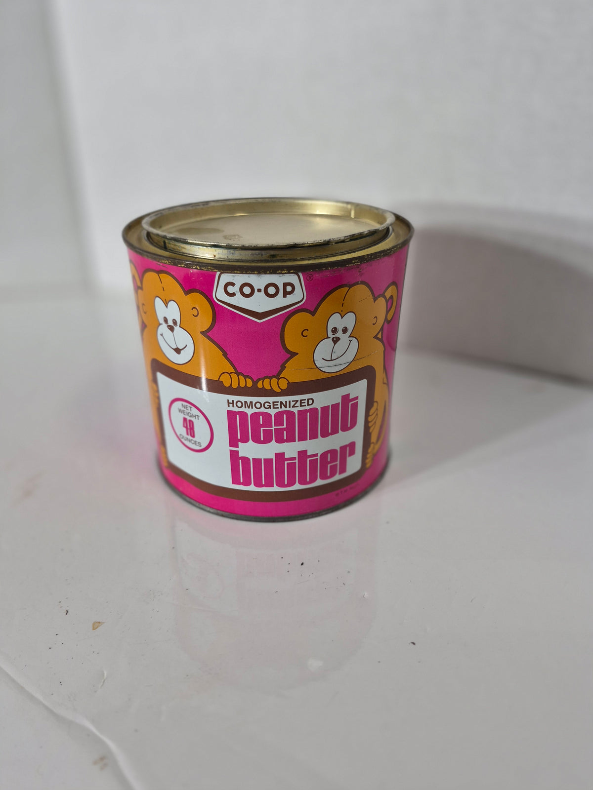 Vintage CO-OP Homogenized Peanut Butter Tin – 48 oz – Saskatoon Distributor
