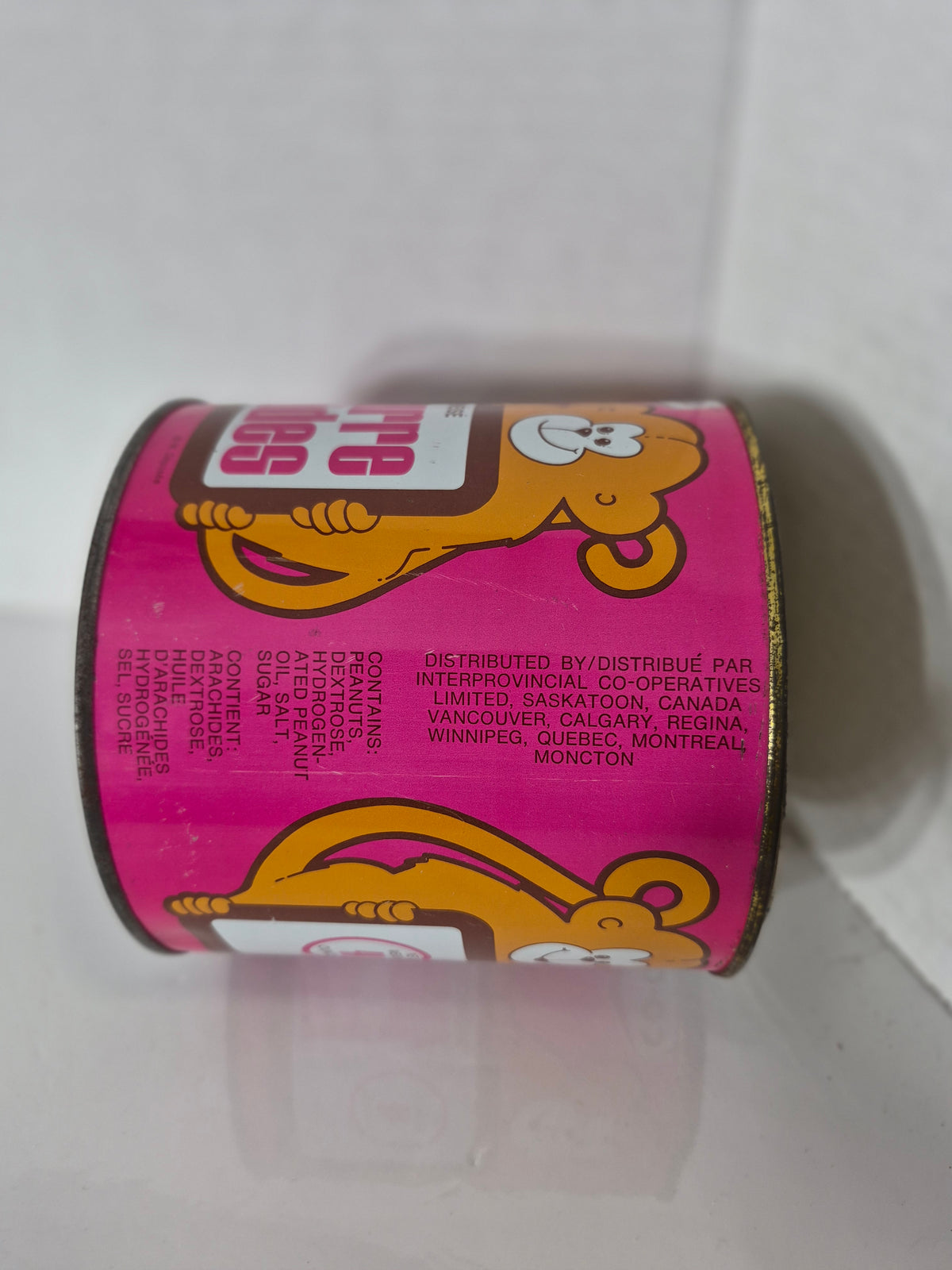 Vintage CO-OP Homogenized Peanut Butter Tin – 48 oz – Saskatoon Distributor