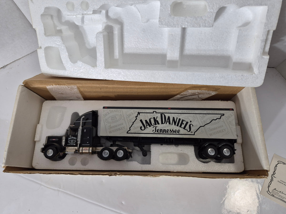 1996 Matchbox Collectibles Jack Daniel’s Peterbilt 18-Wheeler Die-Cast Tractor Trailer – Box & COA